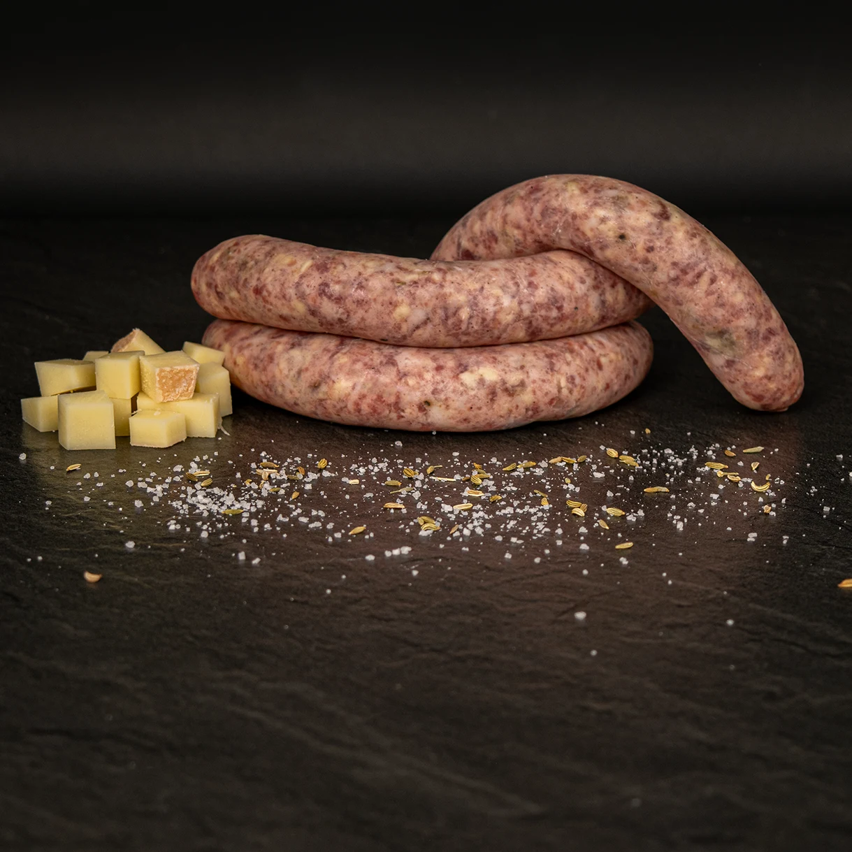 Salsiccia mit Bergkäse